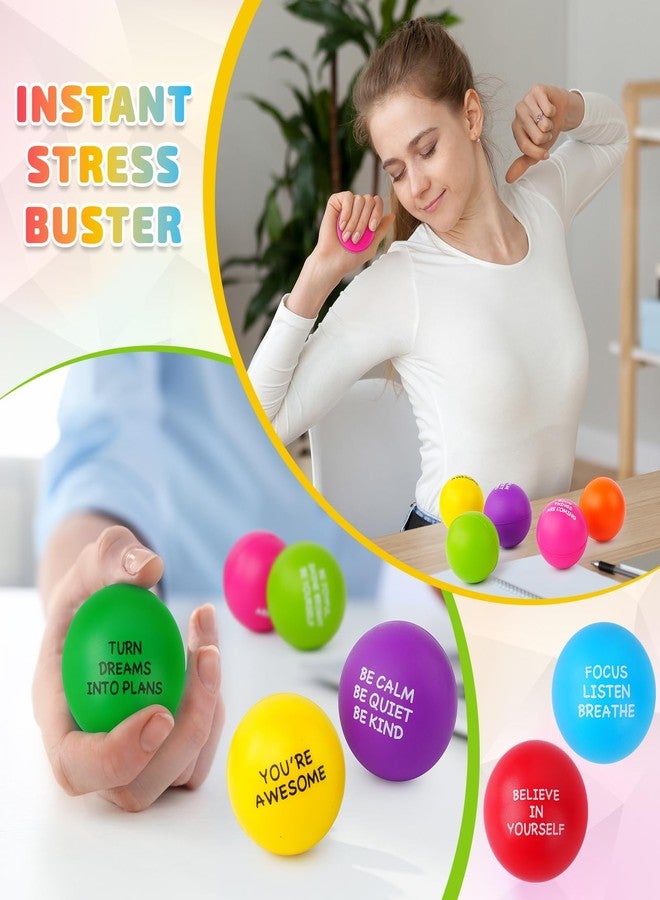 SHQDD Stress Balls for Adults, 100PCS Foam Stress Relief Toys for Kids & Adults, Bulk Squeeze Balls for Office Relief Employee Appreciation, Classroom Prizes, Student Gifts, Perfect Party Favors - Image 5